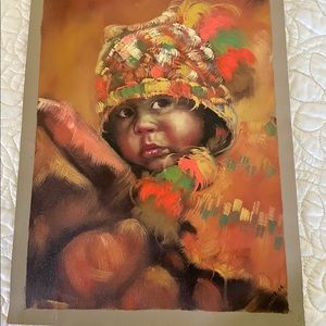 Acrylic Painting On Canvas From Peru